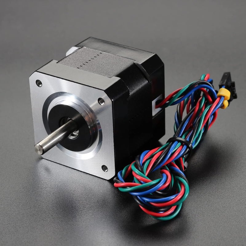 FYSETC 3D Printer Prusai3 MK3S+ Extruder Motor NEMA17 Bipolar 2 Phase 1.8 Degree 20mm Shaft Small Motor with Integrated Connecting Wire Compatible with MK2 MK3S E Axis or CNC Machine - Image 1